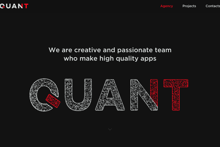 Quant Agency website preview